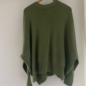 Free People Green Easy Street Tunic Sweater - Size XS